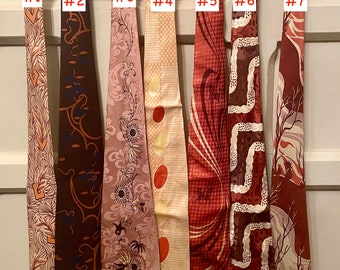 Authentic 1940s Vintage Patterned Ties