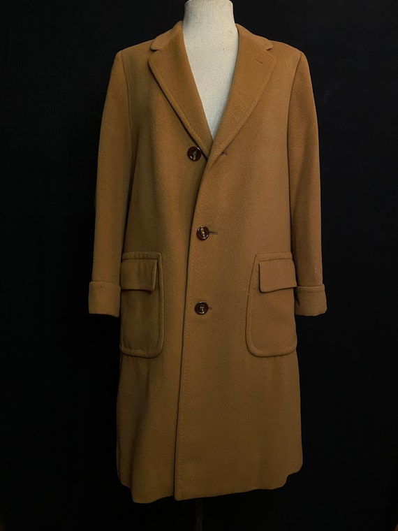 RARE 100% Vicuna Vintage Brown Overcoat I Arnold C