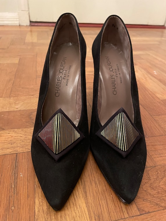 Charles Jordan Black Pumps| Never Worn| Mint Condi