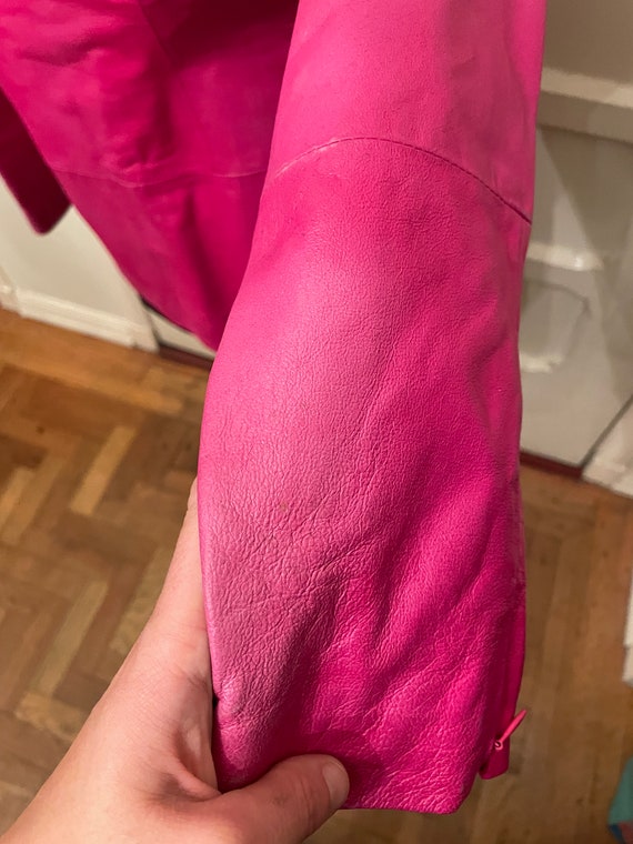Barbie Pink Leather Jacket - image 8
