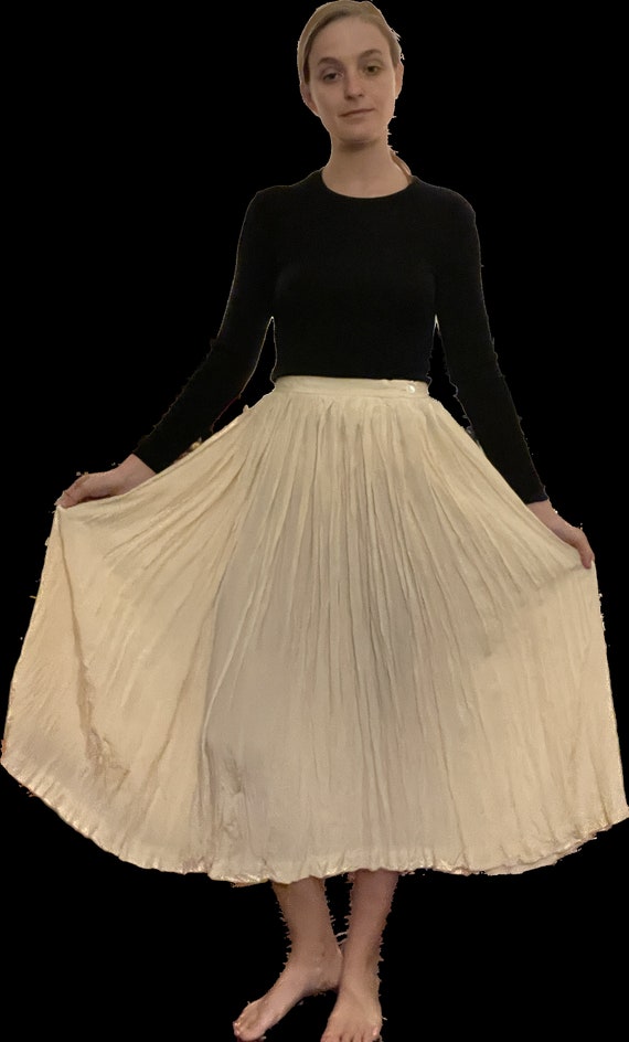 Vintage Maxi Skirt | 100% Silk | Ralph Lauren