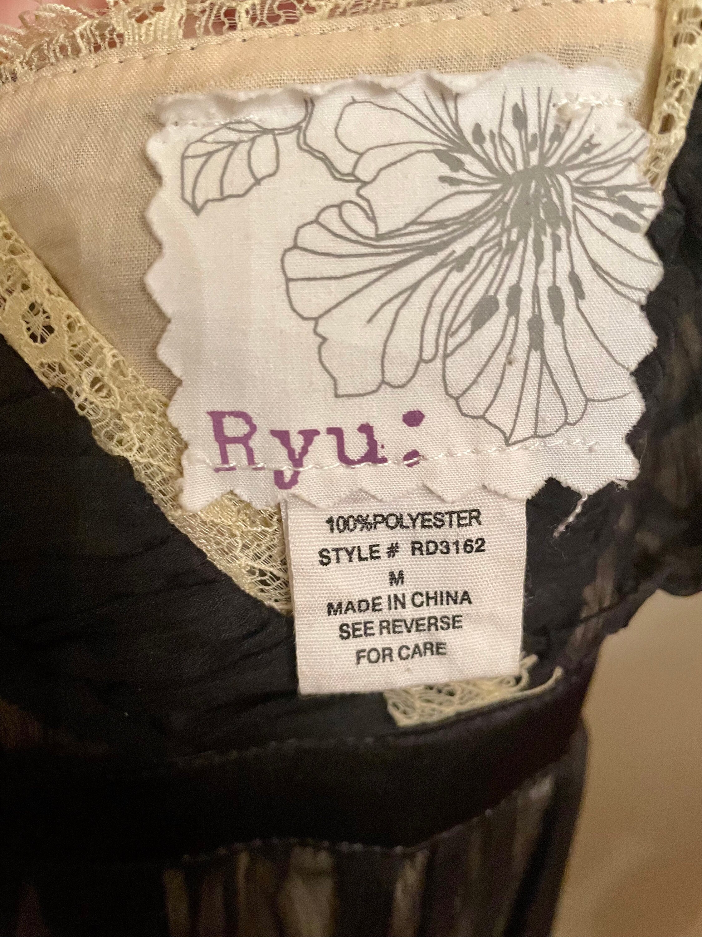 90’s Black Lace Babydoll Dress