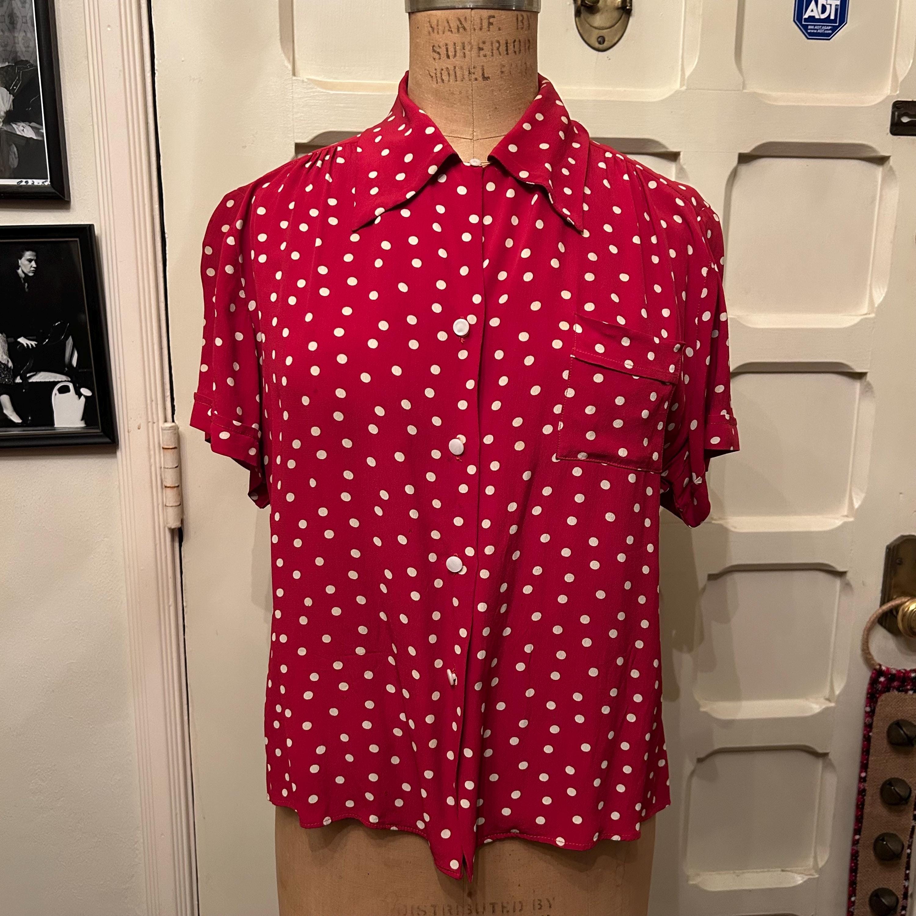1940's Rayon Shirt - Etsy