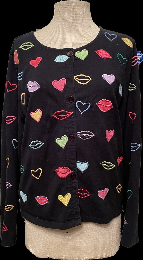 Kisses and Hearts Sweater| 100% Cotton| Michael Si