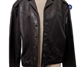 Unisex Bounty Hunter Leather Jacket