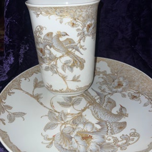 KAISER W Germany Adagio Designer porcelain Vase & Plate
