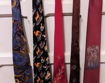 Vintage and handmade stunning ties