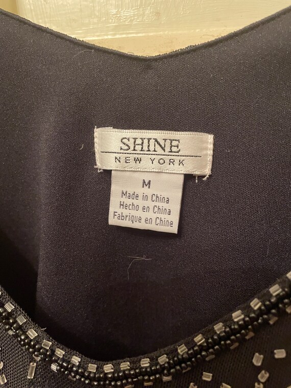 Beaded Spaghetti Strap Top early 2000's Gem