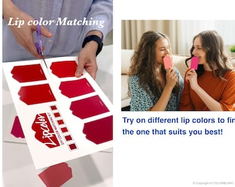 DIY Lip Color Matching Kit: Personal Color Analysis (Digital Download)