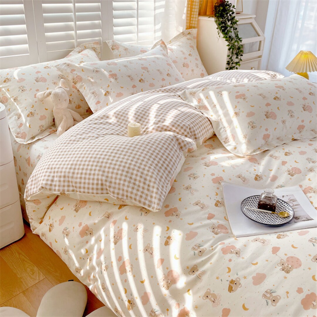 Bears Print Duvet Cover Queen/twin/full/kingcotton Customized Etsy