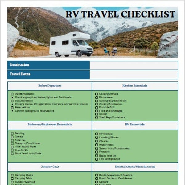 Welcome to the Best Digital RV Travel Planner!