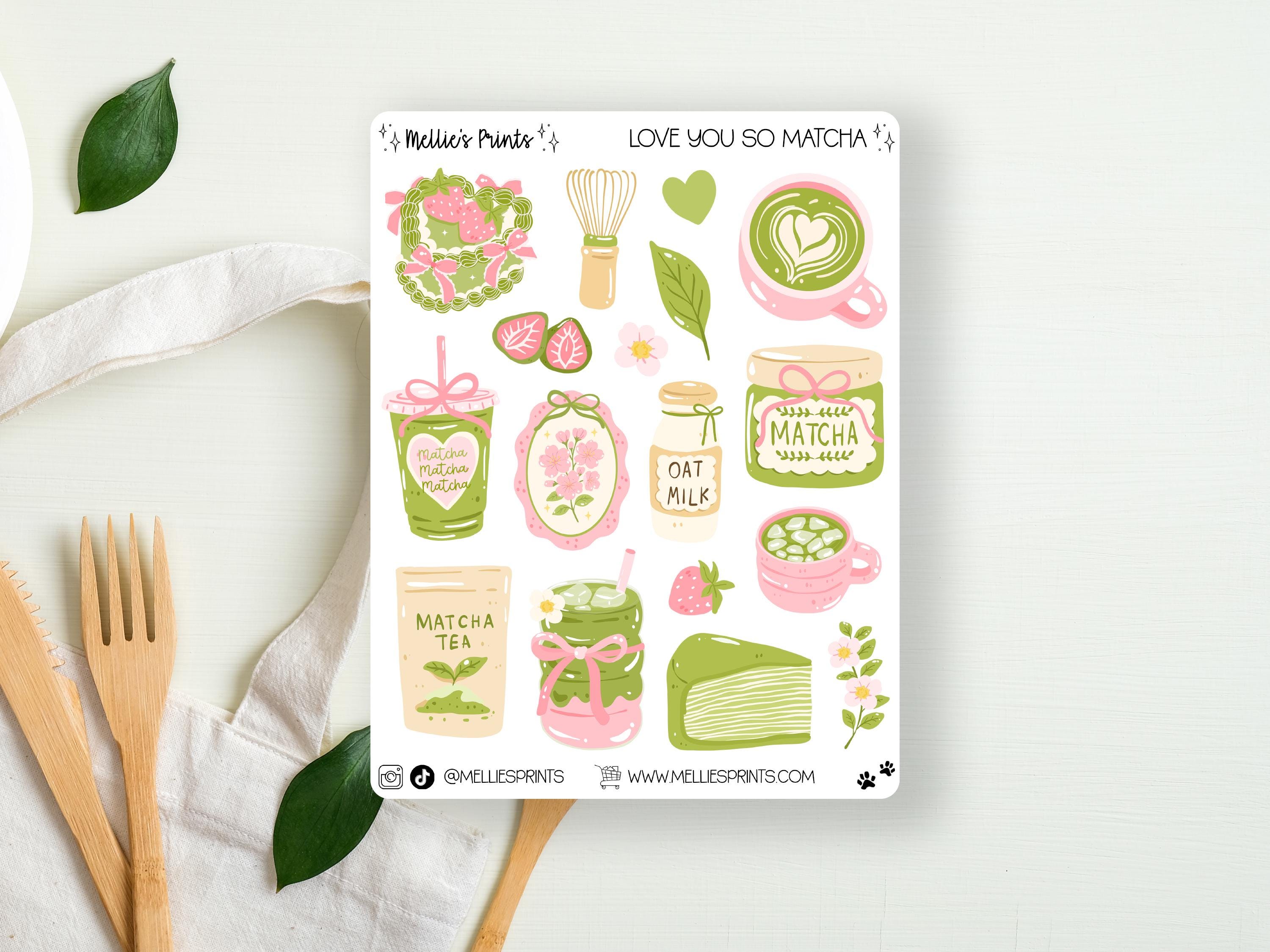 Love You so Matcha | Planner, Gifting, Scrapbook, Bullet Journal ...