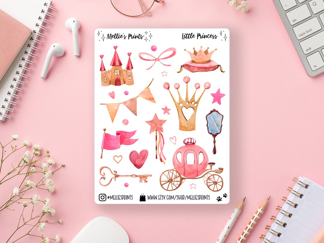 Small Princess Sticker Little Princess | Planner Stickers, Scrapbook Stickers, Bullet Journal ...