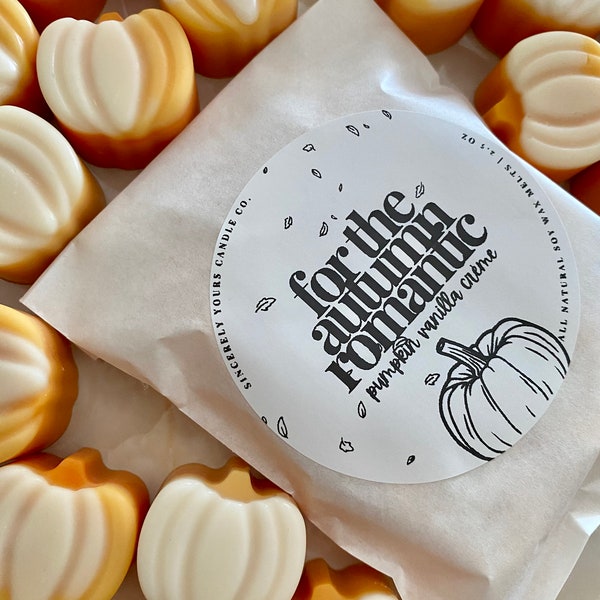 For the Autumn Romantic Wax Melts, Ghostly Pumpkins, Autumn Season, Pumpkins, Scented Wax Melts
