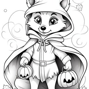 5 Halloween Coloring Pages. Teacher, Color Pages for Kids, Cute ...