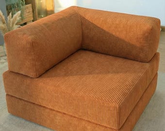 Otomana plegable de suelo con respaldo / Mejora de asientos modulares