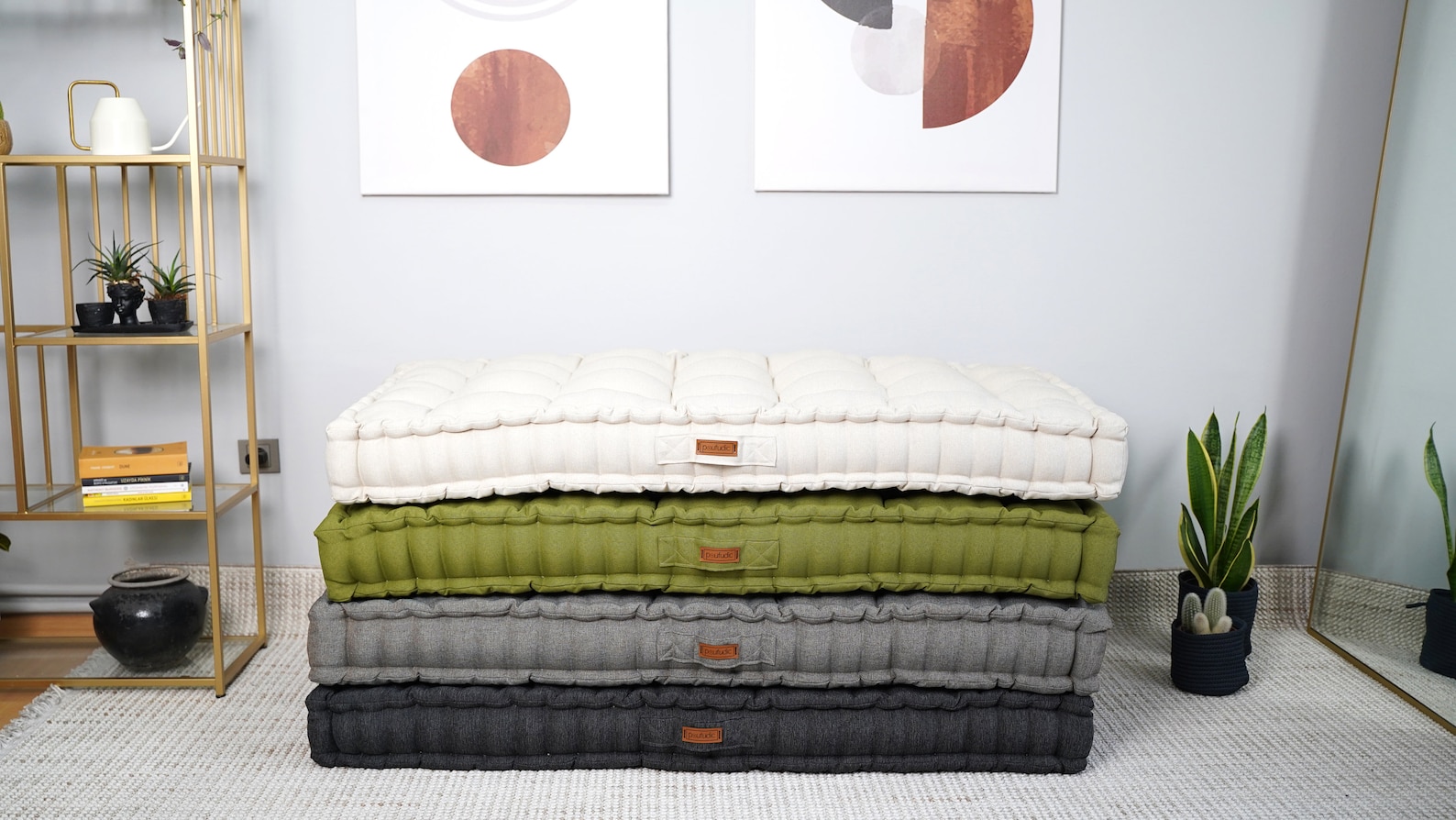 Linen Floor Cushions French Cushion Japanese Floor Seating Etsy UK