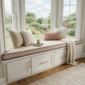 Custom Trapezoid Bench Cushion – Made to Measure Window Seat Cushion – Angled Bay Window Cushion – Removable Cover, Trapezium Bench Cushions