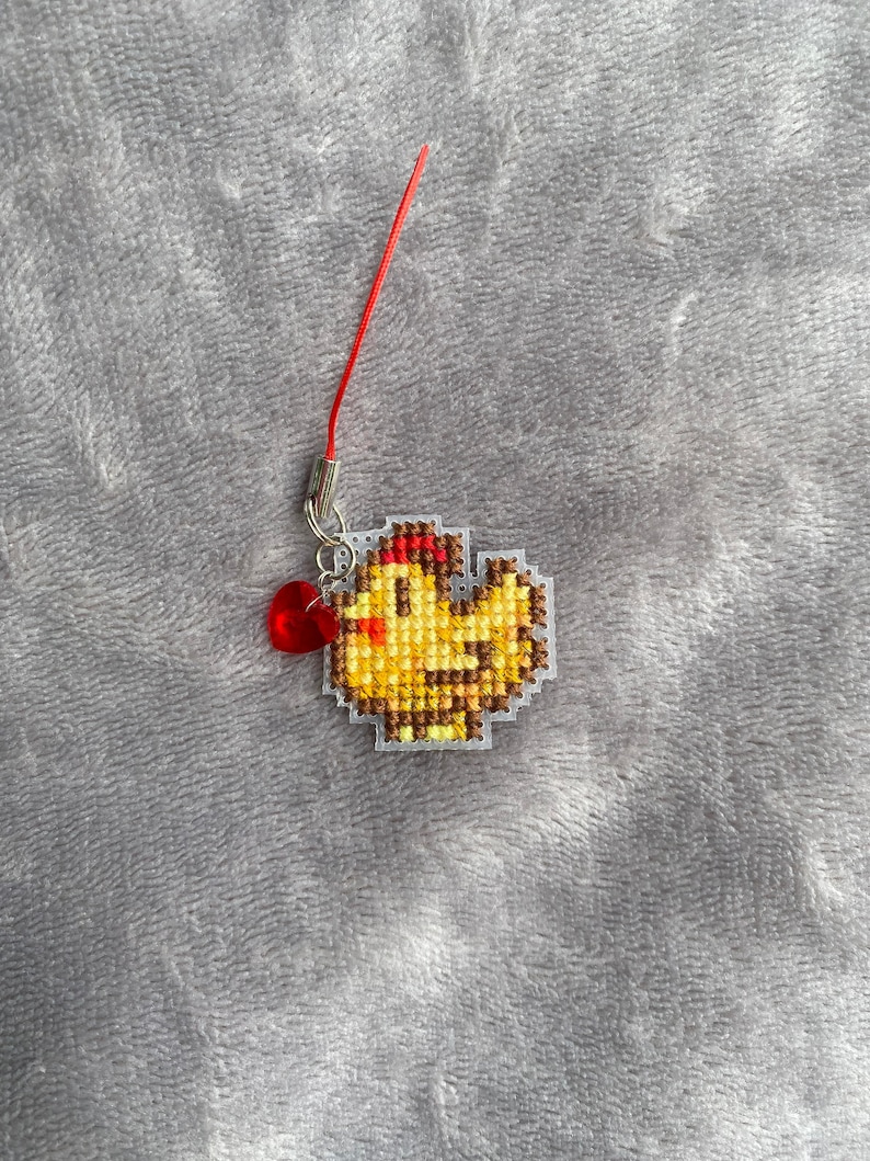 Breloque poulet Stardew Valley au point de croix image 7