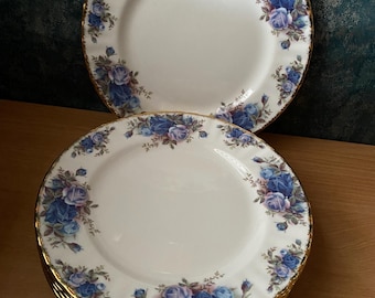 Vintage Royal Albert Moonlight Rose Lunch Plate, Price is per