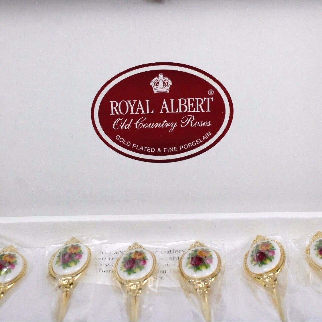 Royal Albert Old Country Roses Fork Cutlery Set Very Good