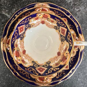 Royal Albert - Heirloom - trio - teacup saucer and cake plate , tableware English Bone China Porcelain Tea ware