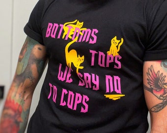 Bottoms, Tops, No Cops Crop Top and Cuffed T-Shirt
