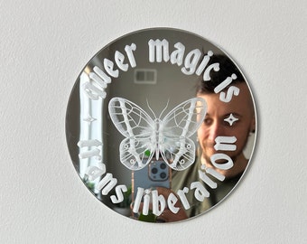 Sparkly Trans Magic Mirror