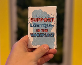 Illustrated Zine on LGBTQIA+ and the Workplace