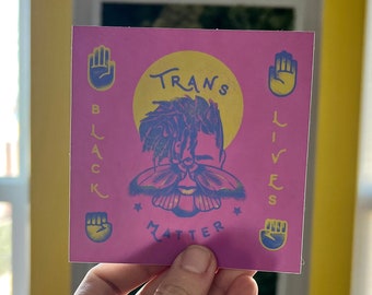 Black Trans Lives Matter Sticker
