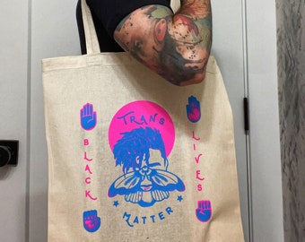Black Trans Lives Matter Tote Bag