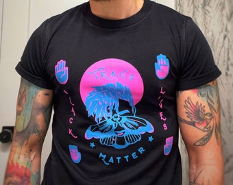 Black Trans Lives Matter Sweater, Crop and Cuffed T-Shirt