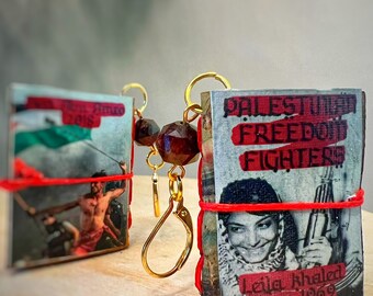 Palestinian Freedom Fighters Booklet Earrings