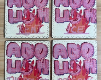 Abolish Prisons Coasters