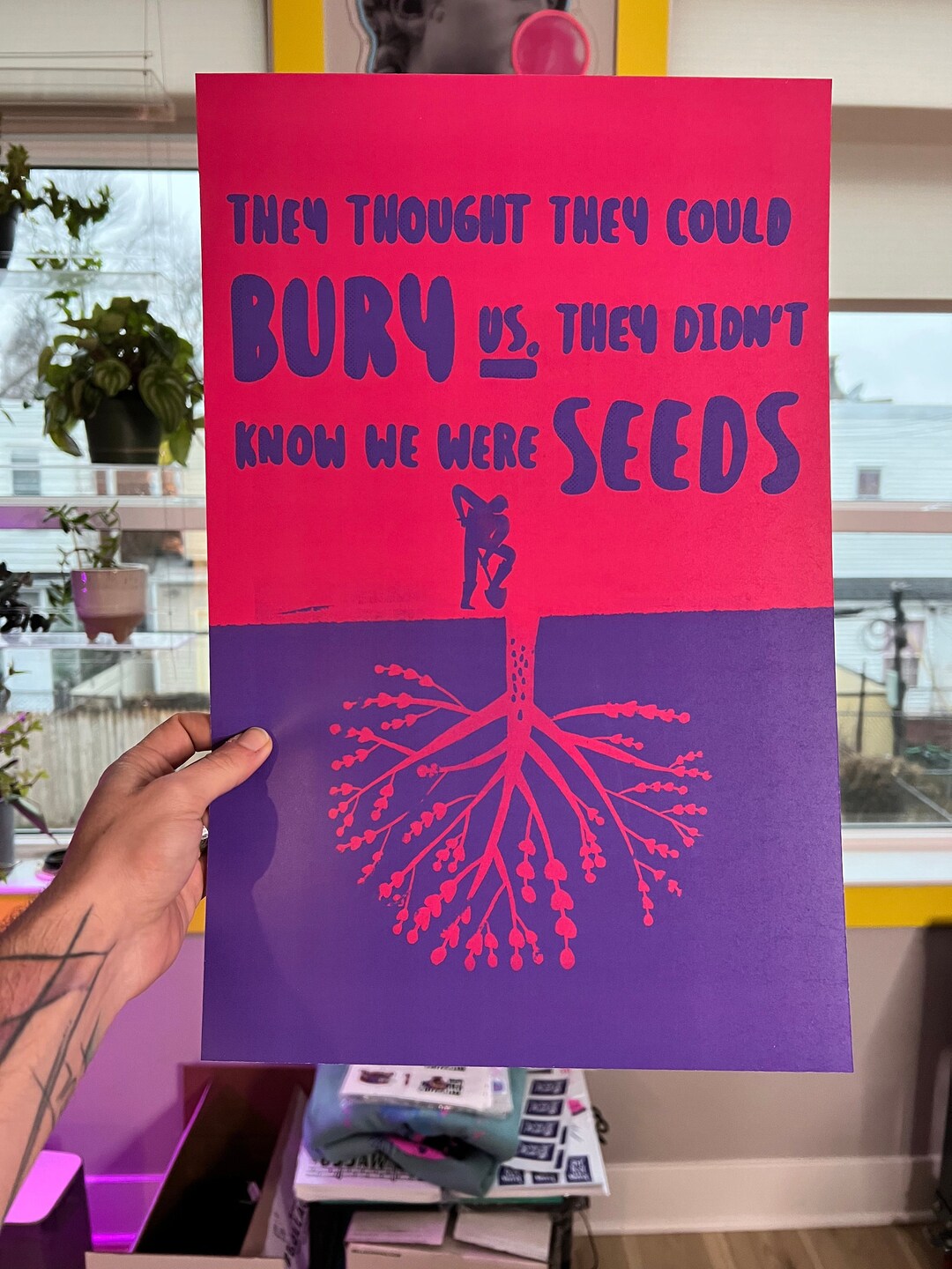 They Thought They Could Bury Us Print Etsy