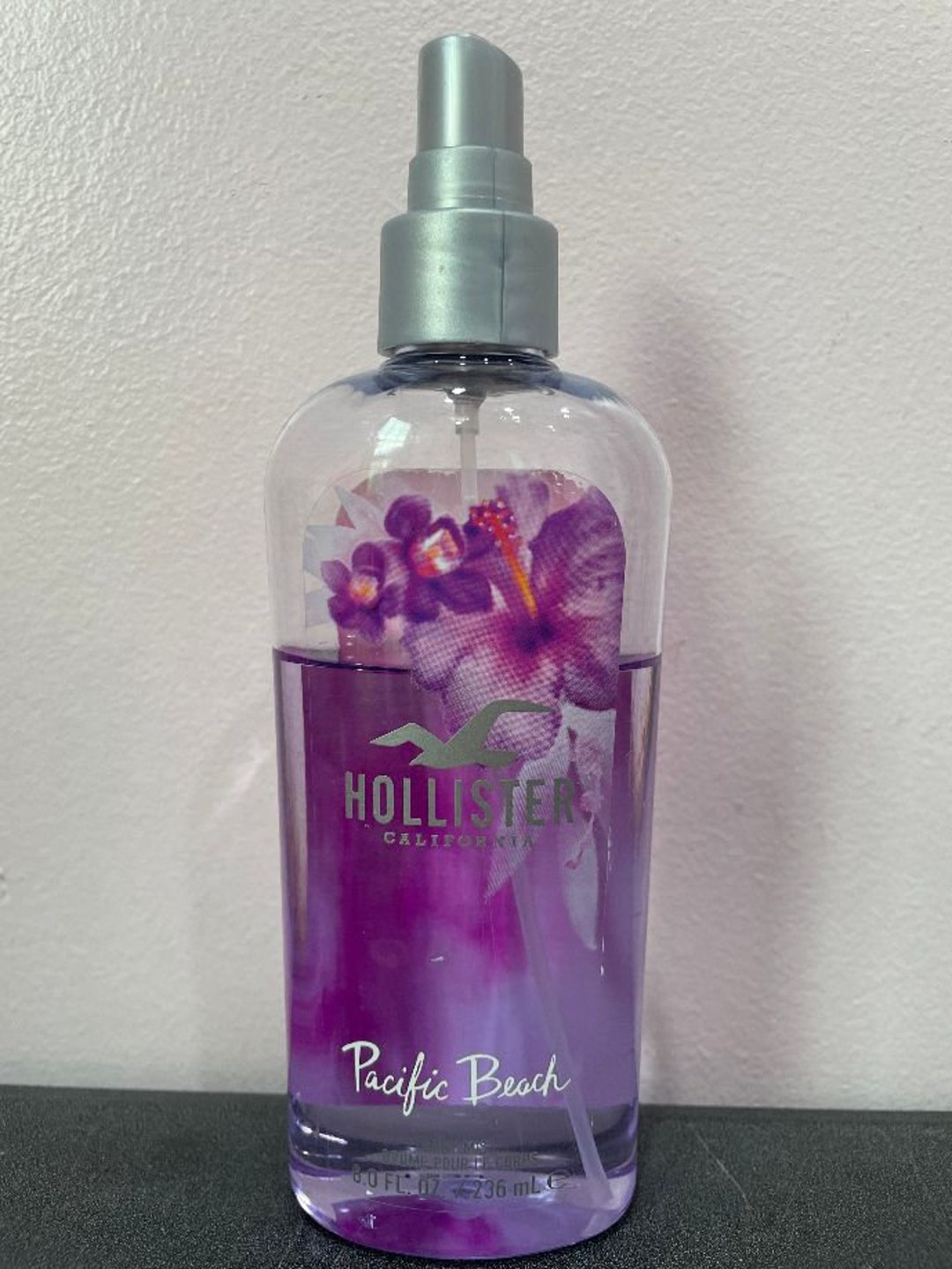 Hollister California PACIFIC BEACH Body Mist 8oz 75% Full Spray