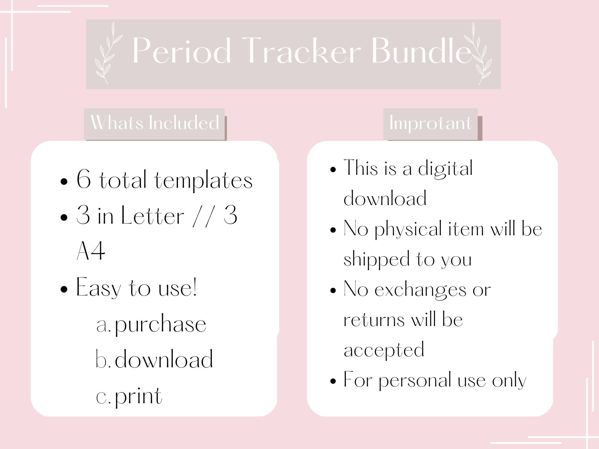 Period Tracker, Menstrual Cycle Planner, Period Log, Symptom Tracker ...