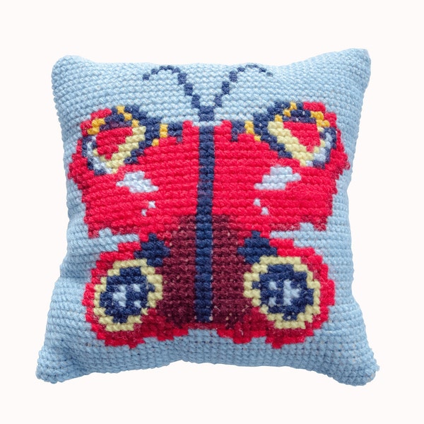Cross Stitch Cushion Etsy UK