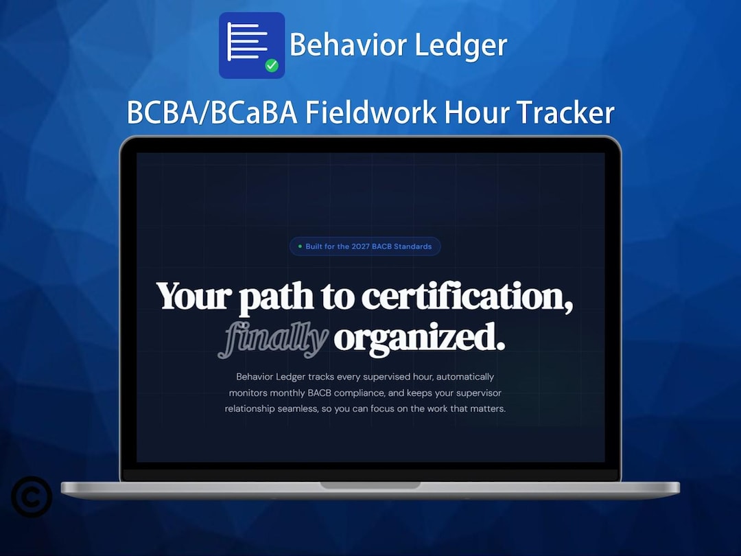 Bcba/bcaba Fieldwork Hour Tracker (supervised and Concentrated) - 2027 ...