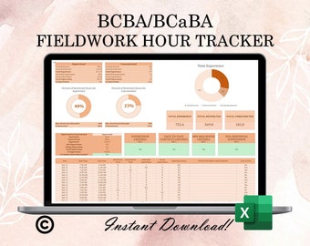 BCBA/BCaBA Fieldwork Hour Tracker (Supervised and Concentrated)