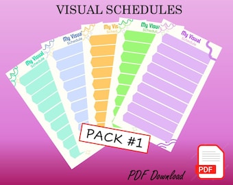 Visueller Ablaufplan (5 Farben)