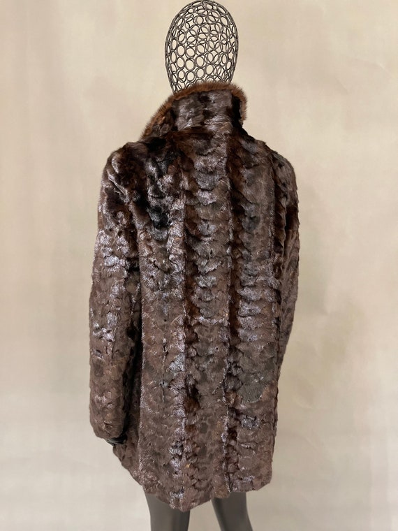 Mink fur coat, real mink coat, genuine fur coat, … - image 7