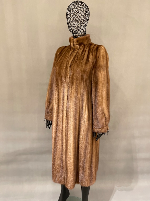 Mink Fur Coat, Vintage Mink Coat, Real Fur, Exellent Condition, Long Mink Coat, Fur Coat For Women, Original Mink Coat, Size Small