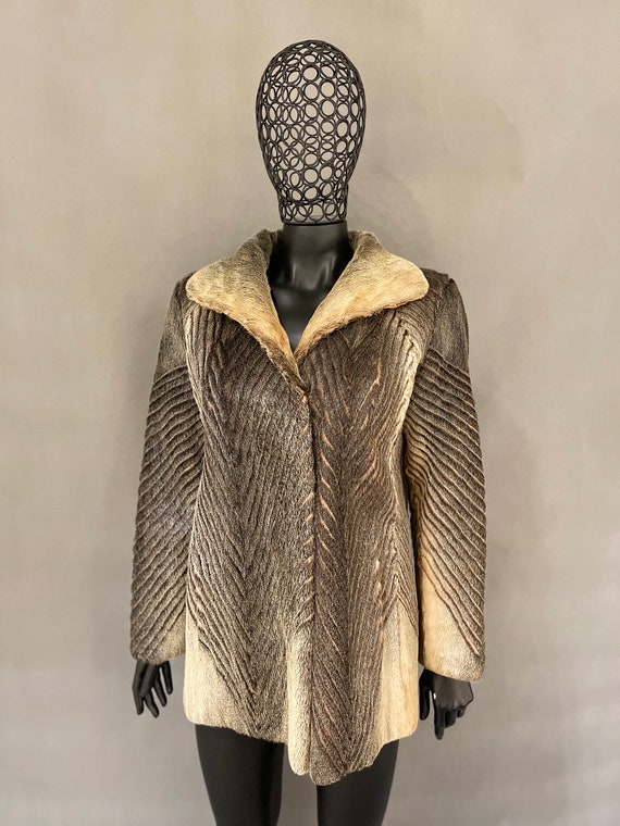 Vintage fur coat, real fur coat, short fur coat, new fur coat, handmade fur coat, fur coat for women, genuine fur jacket, natural fur,Medium