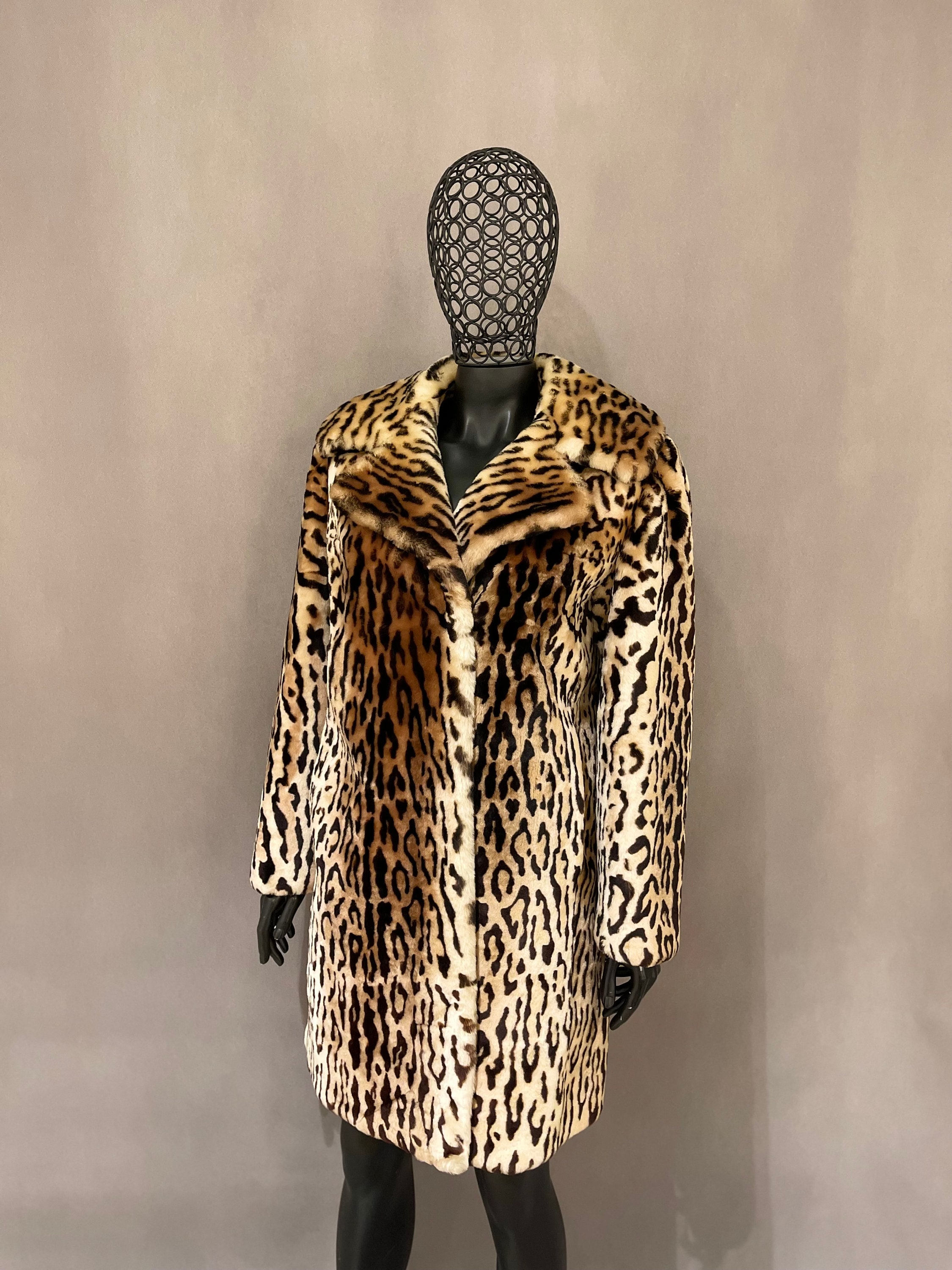 Short Leopard Coat Etsy New Zealand
