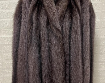 Vintage Handmade Raccoon Fur Coat | Luxury Winter Outerwear (XL–2XL)