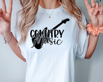 Country Music T-shirt, Comfort Color Shirt, Dyed T-Shirt, Country Music Shirt, Gift For Her, Birthday Gift, Music Festival Shirt