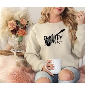 Country Music Sweater, Country Music Sweatshirt, Classic Country Music, Country Music Lovers, Country Music Design, Cute Country Music