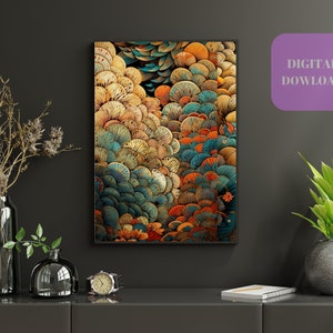 Digital Printable Wall Art Home Decor Boho Style Digital Wall Decor Unique Design Modern Art