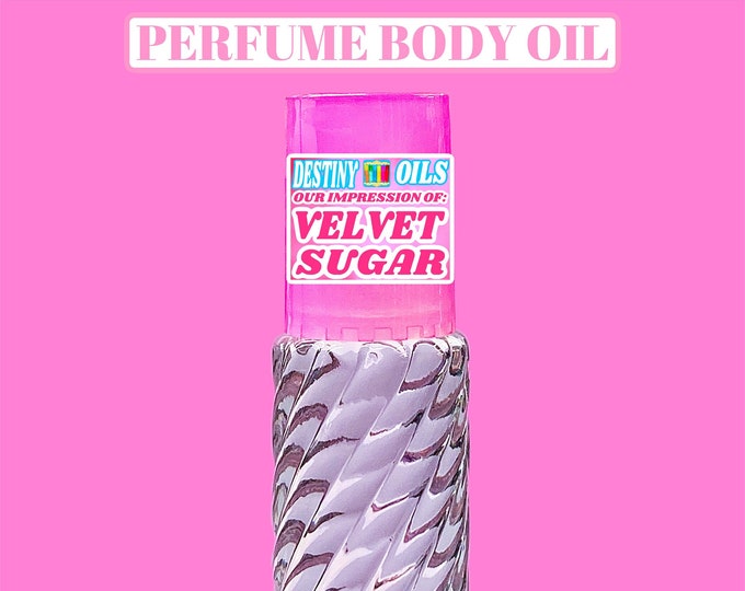 VELVET SUGAR Perfume Oil][Unisex Fragrance][Alcohol Free]